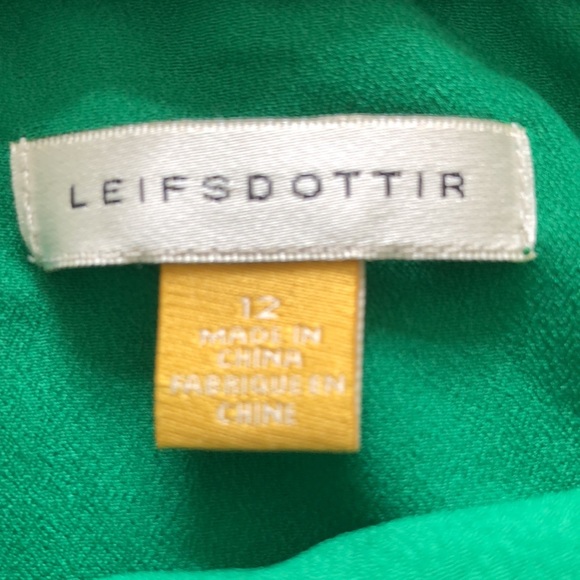 Anthropologie Leifsdottir green lace dress - Picture 5 of 7